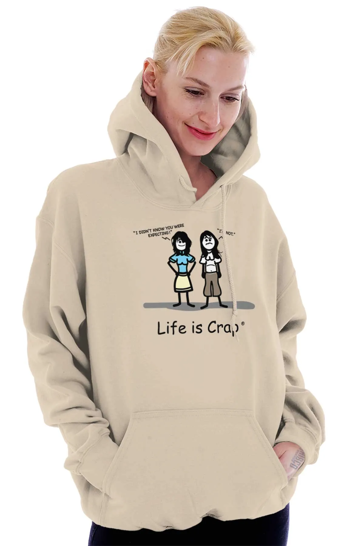 Not Pregnant Hoodie