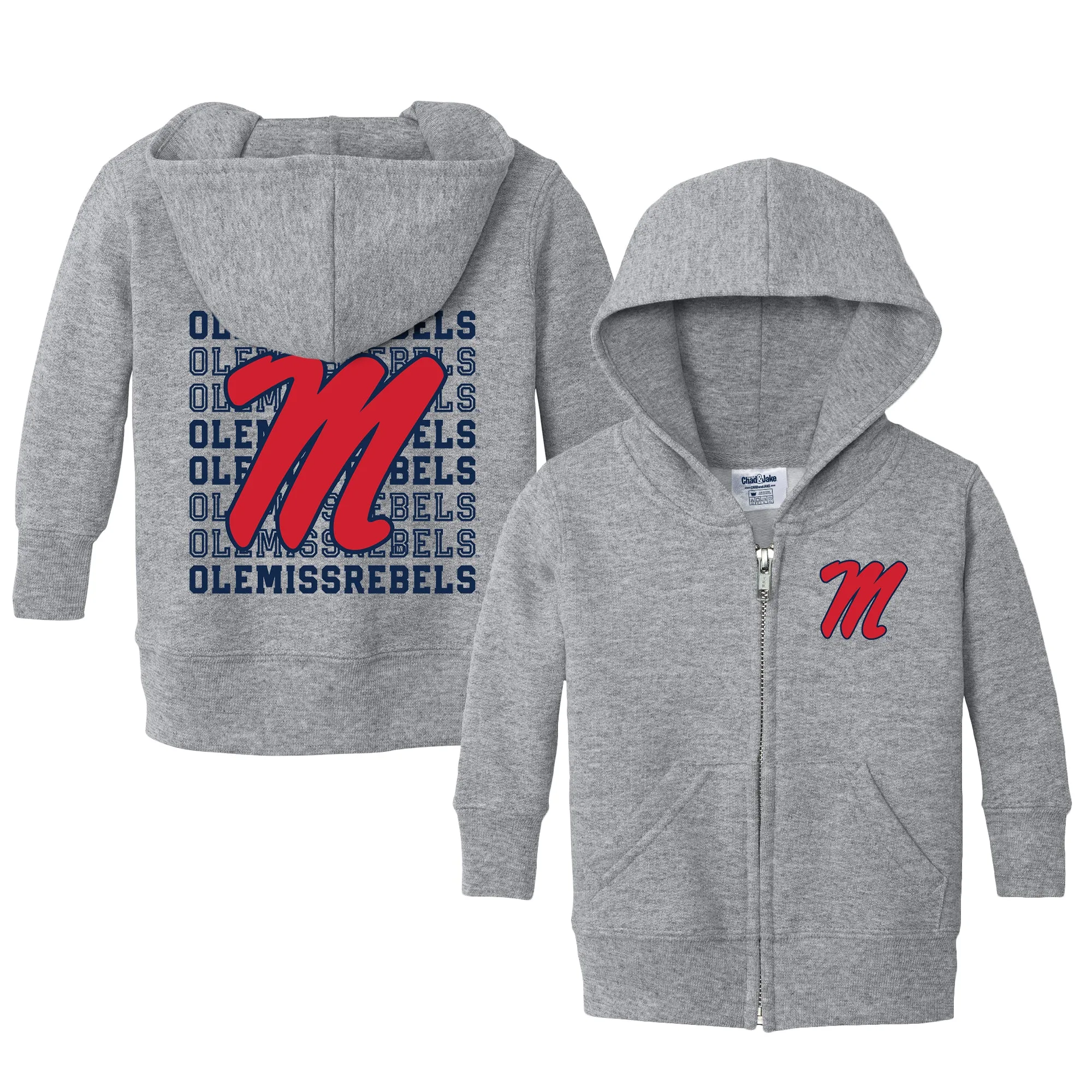 Ole Miss Rebels Retro Infant Full-Zip Sweatshirt