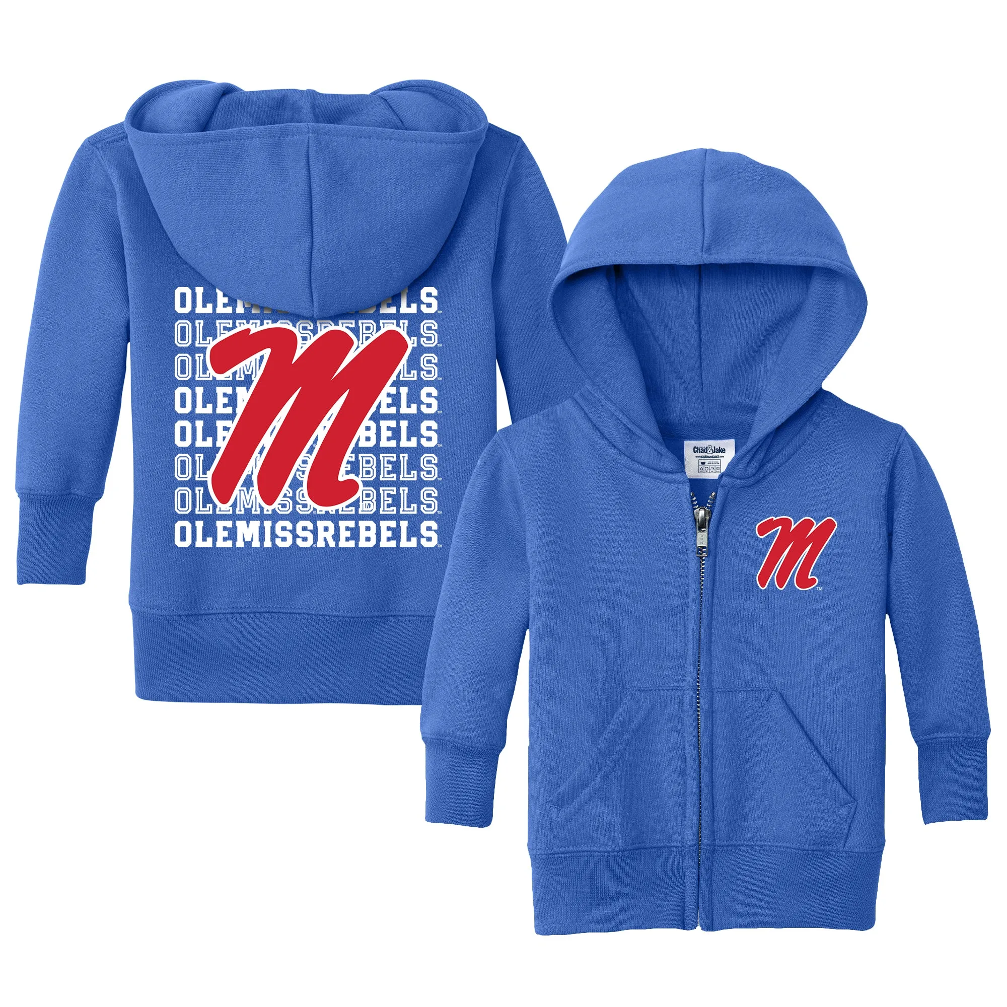 Ole Miss Rebels Retro Infant Full-Zip Sweatshirt