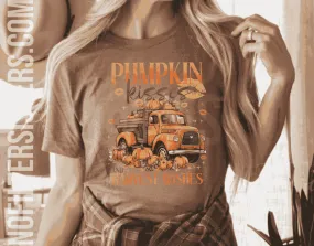 Pumpkin Kisses & Harvest Wishes T-shirt