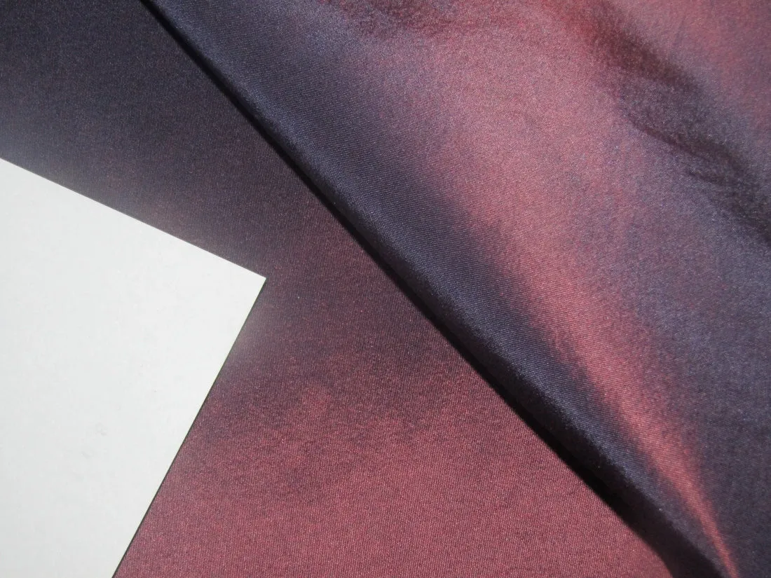 Pure SILK TAFFETA FABRIC Purple x Burgundy Shot color 54" WIDE TAF179[2]