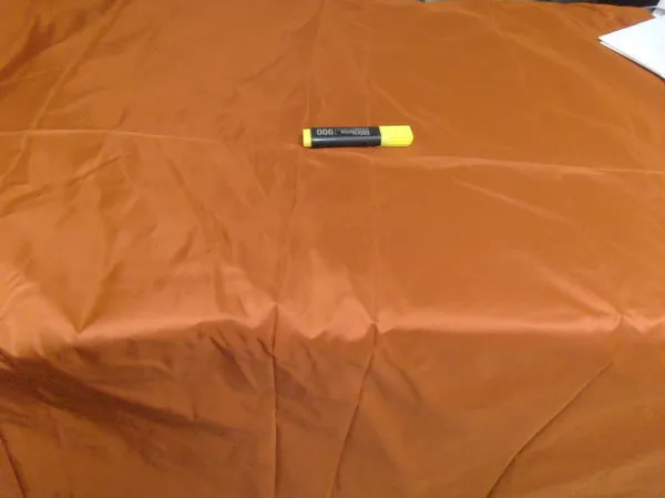 Silk taffeta fabric dark cornmeal{peach x gold}TAF#228[1]