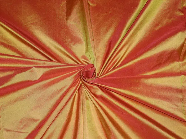 SILK TAFFETA FABRIC FIREFLY COLOR 54&quot; wide