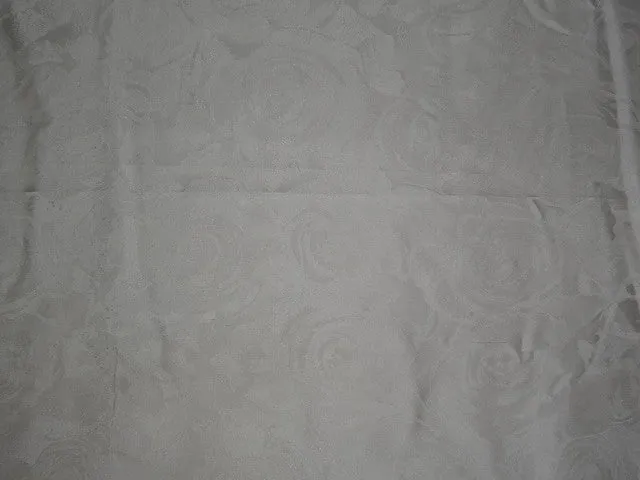 Silk taffeta fabric with jacquard~Ivory color 54&quot; TAFJ19[2]