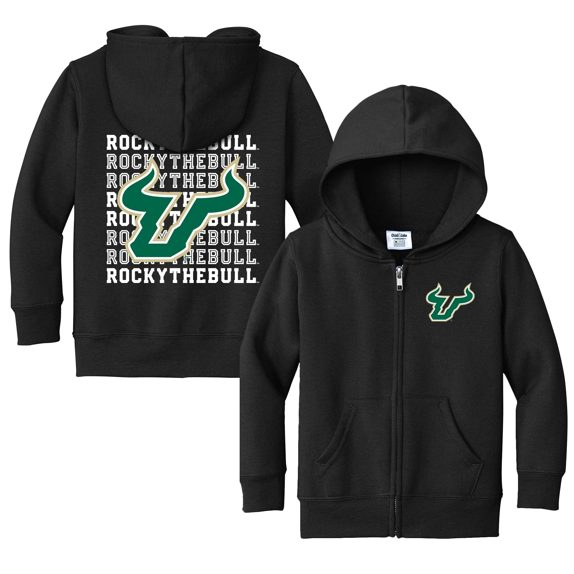 South Florida Bulls Retro Toddler Full-Zip Sweatshirt