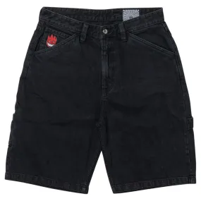 Spitfire - Bighead Fill Denim Shorts Washed Black