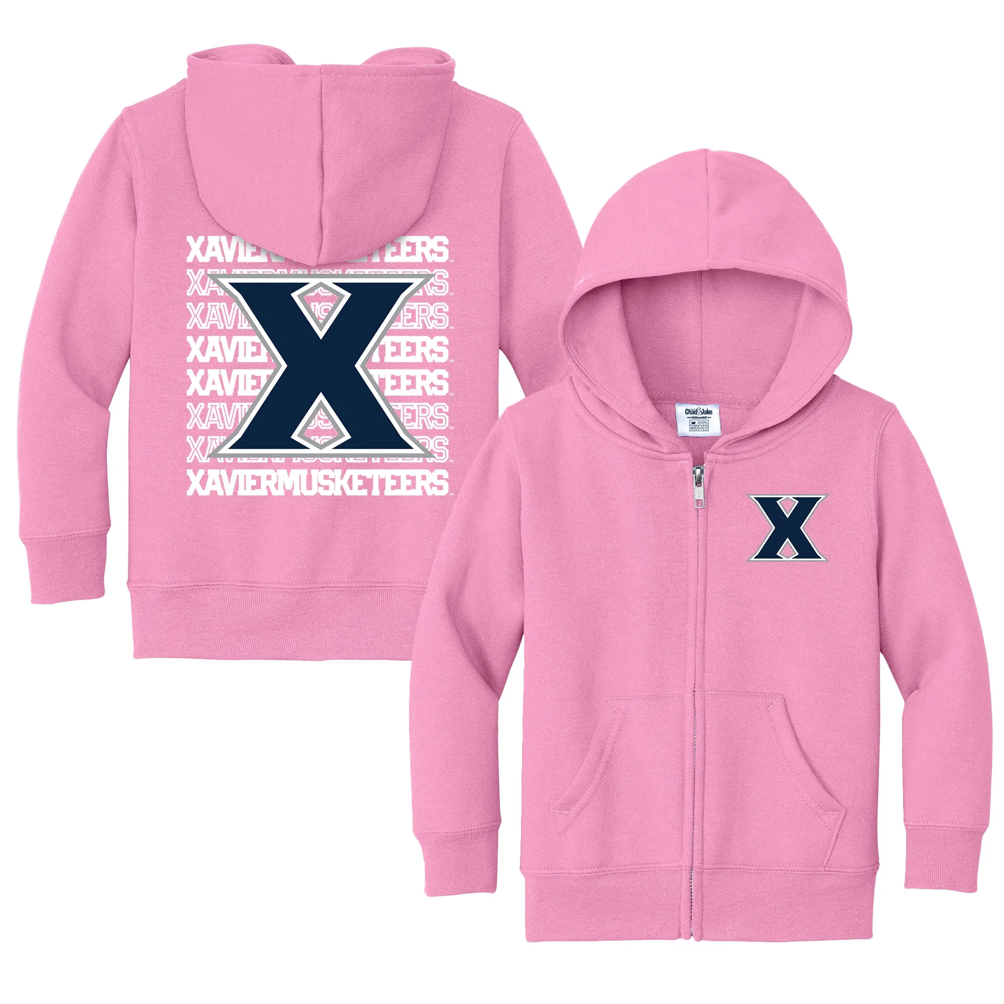 Xavier Musketeers Retro Toddler Full-Zip Sweatshirt